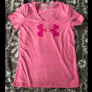 EUC Pink Under Armour Shirt